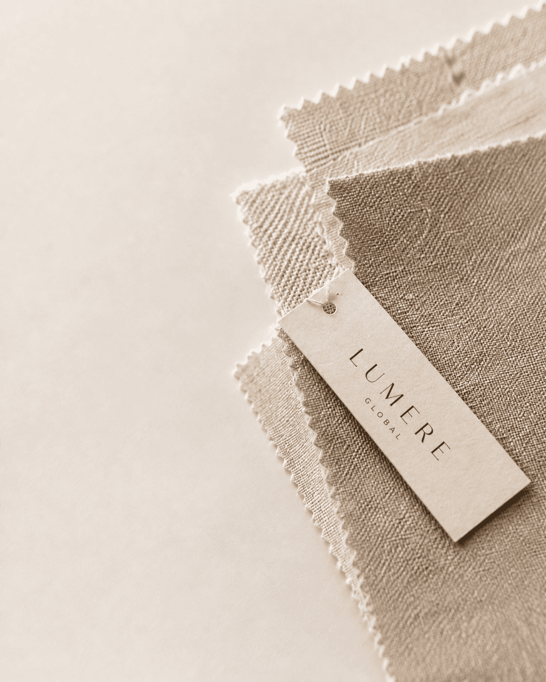 LUMERÉ GLOBAL material sourcing and garment label