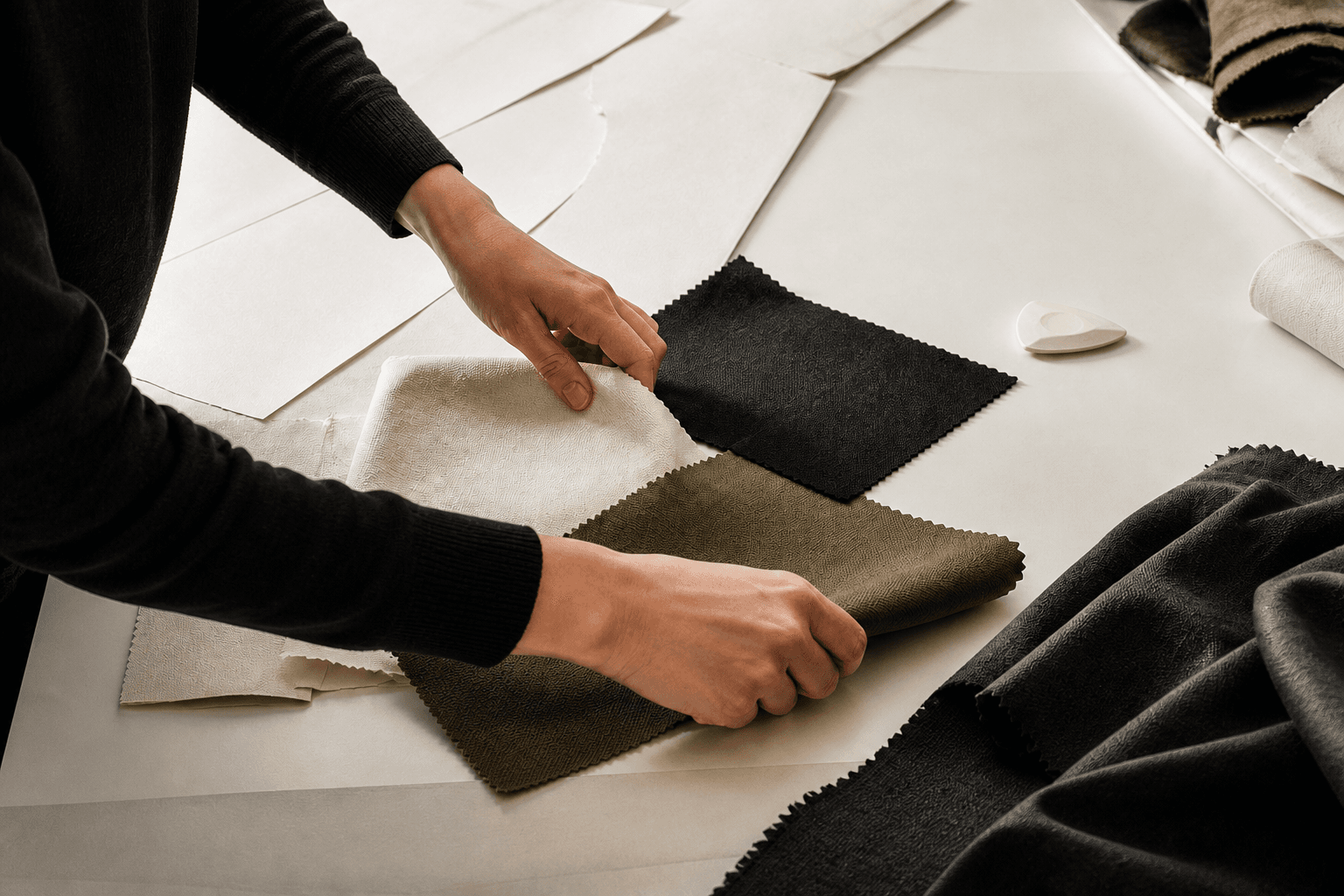 Material selection for apparel development