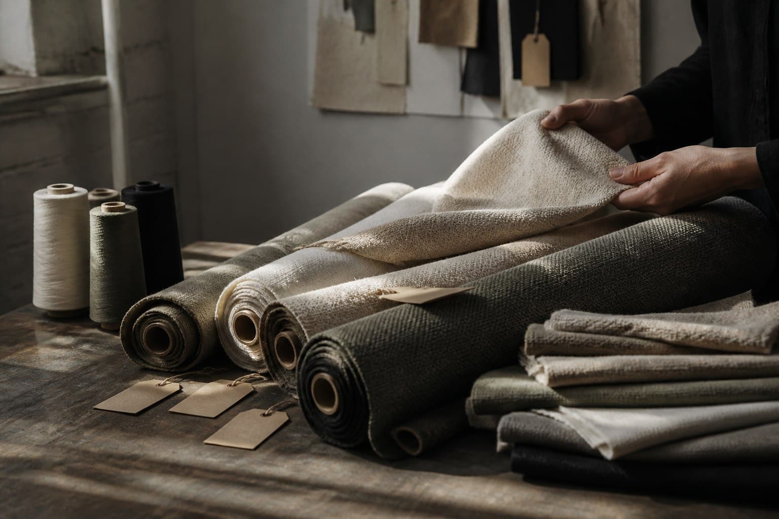 Natural fabrics selected for fashion development